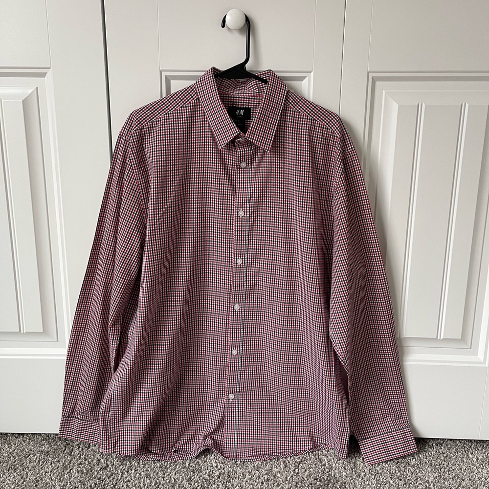 Men’s H&M long sleeve button up